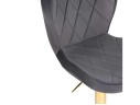 Porch dark gray / golden Барный стул арт. 1254885