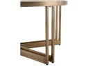 Стол журнальный STOOL GROUP Алиада 90*90 Светлая керамика/шампань арт. 1568289