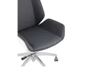 Кресло офисное TopChairs Crown SN, серо-голубой, белый арт. 1567877