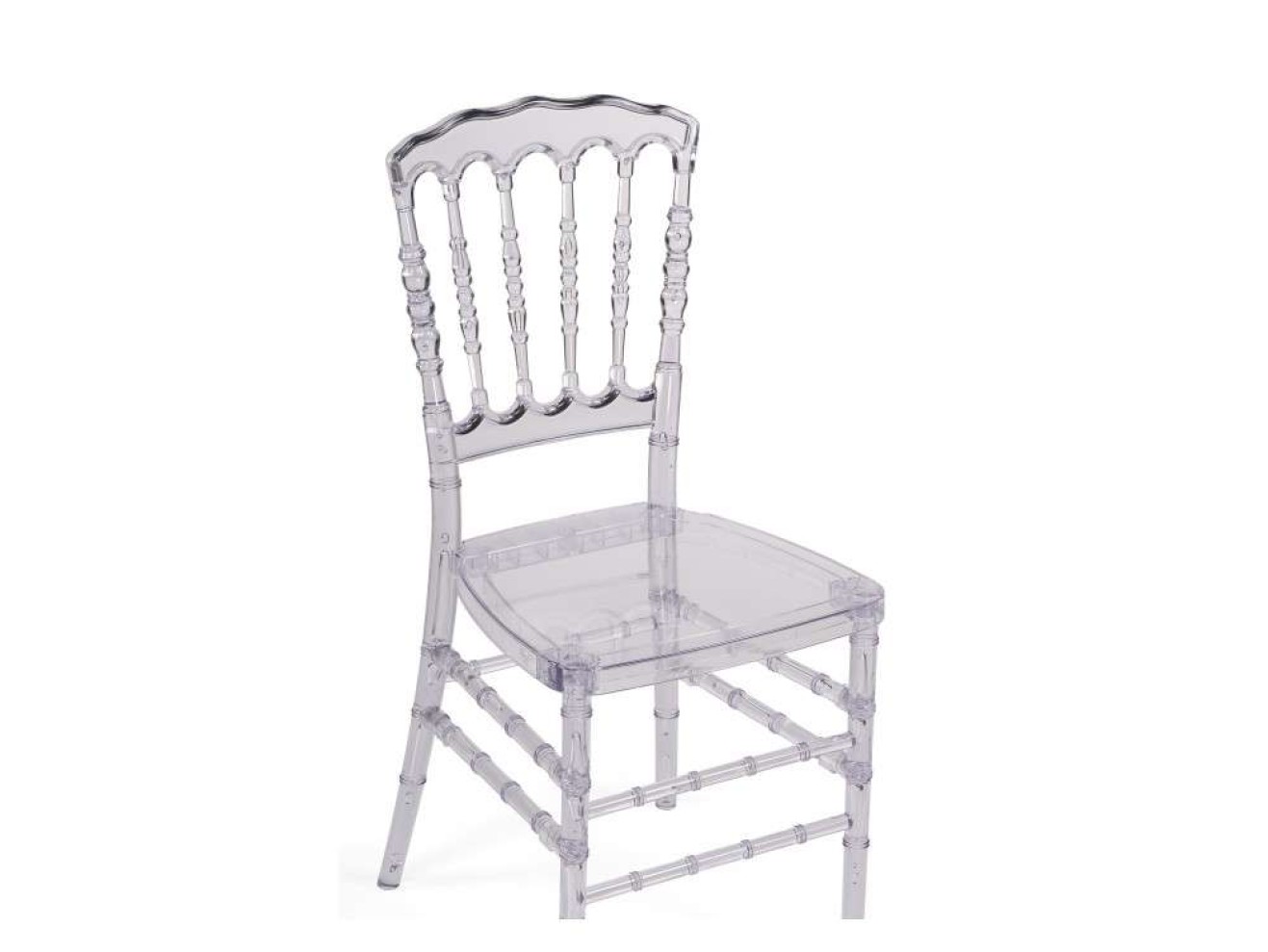 Chiavari 1 clear white Пластиковый стул