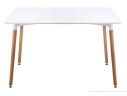 Table 120 white / wood Стол деревянный арт. 867409