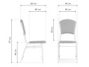 Арналд зеленый / золотой Стул на металлокаркасе