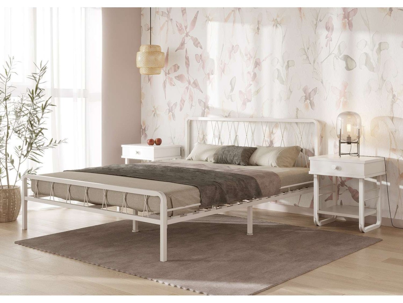 Кровать КМД 18 КЛЭР 160 белый арт. 891475