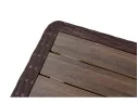 Стол пластиковый Ola Dom 76x76см квадратный (коричневый) арт. 1596475