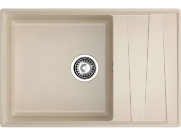 Мойка 760 Level 760L 1-чаш+кр 760*500 кашемир