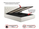 Мягкая кровать Verona 1600 беж с подъемным механизмом