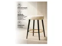 Plato white fabric Барный стул арт. 1542801