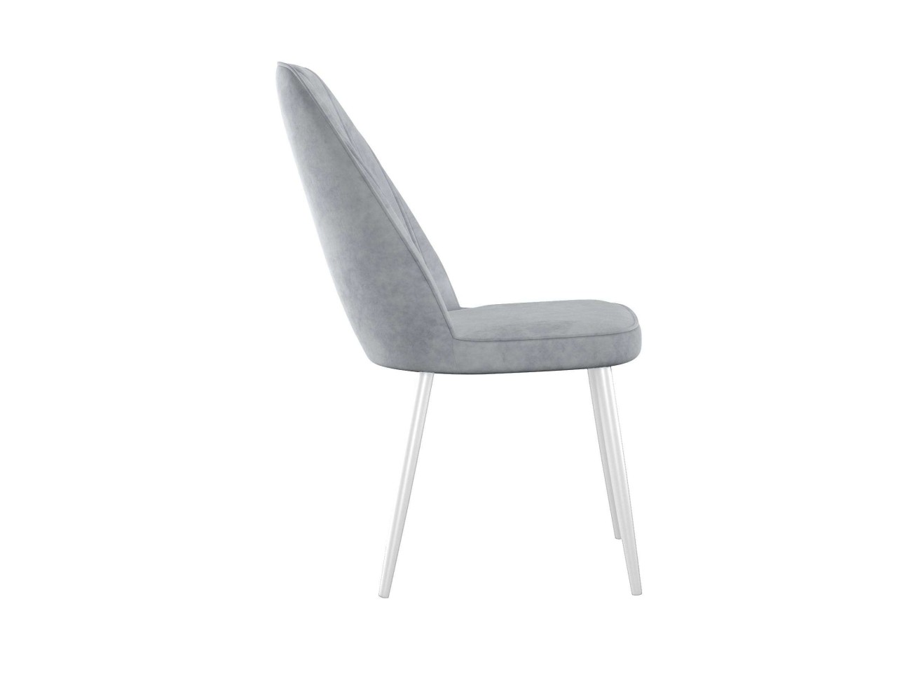 Стул DikLine 326 B22 GREY, ножки белые