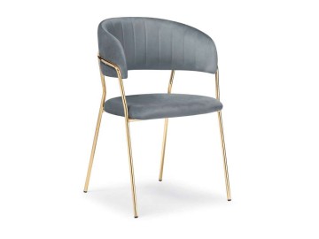 Kamelia gold / gray Стул на металлокаркасе