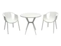 Набор мебели ЭСКАЛЕЙТ  арт.PP0004WPб+PP9901WRб белый,  (2стула ЭСКАЛЕЙТ арт. 1606463
