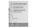 Челси светло-серый / белый Стул на металлокаркасе