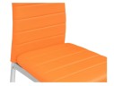 на металлокаркасе DC2-001 orange Стул на металлокаркасе