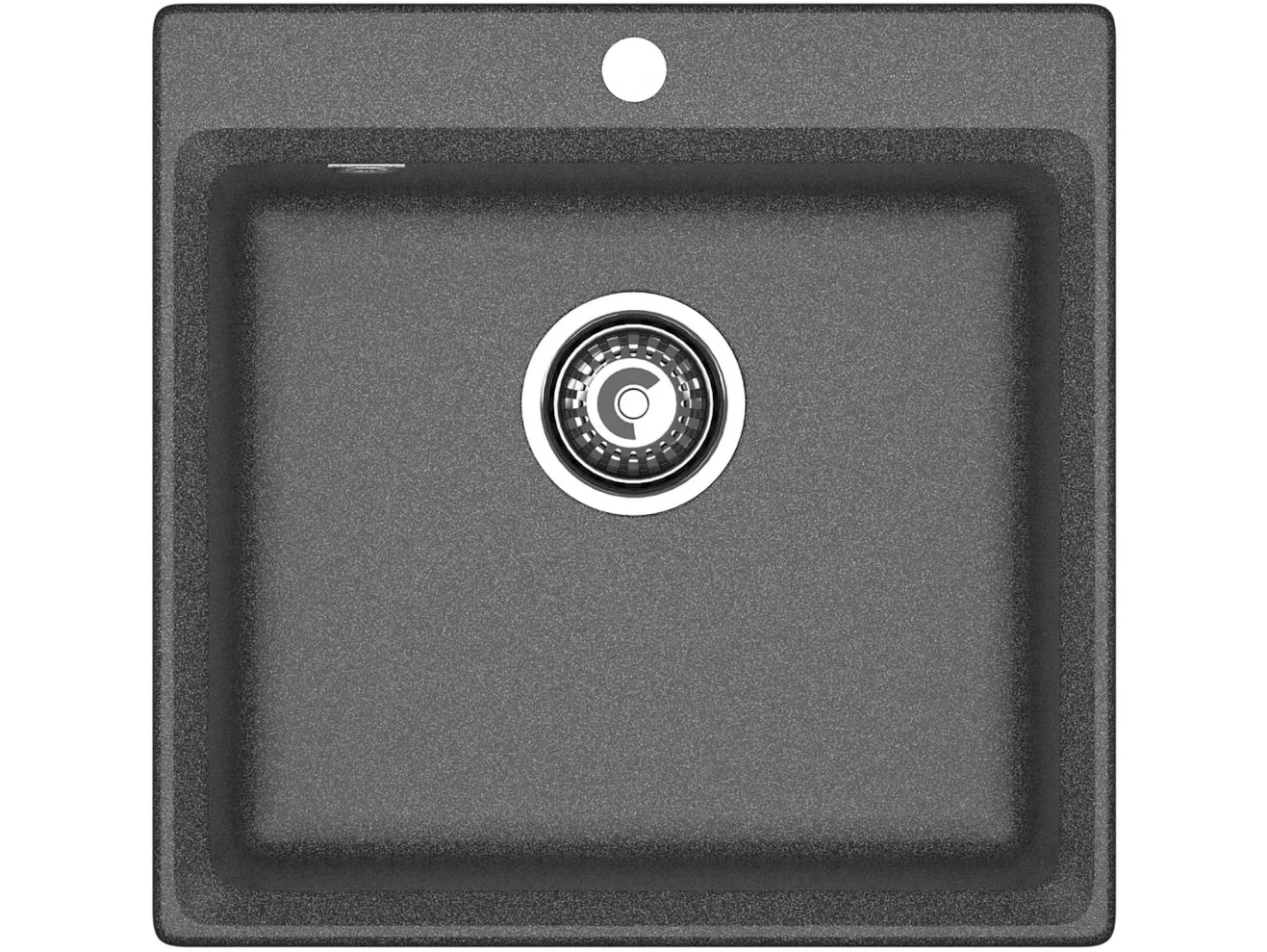 Мойка 510 Level 510 1-чаш 510*500 графит арт. 1265921