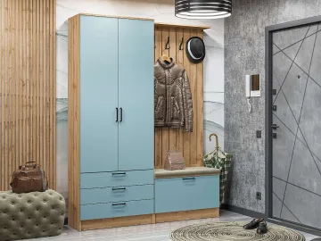 Прихожая Стиль-03 Grey-green In 2S