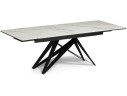 Блэкберн 160(220)х89 белый gilt white / черный Керамический стол
