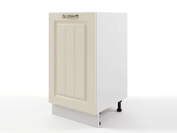 Шкаф напольный Мария 450х820х476 Крем/ Белый