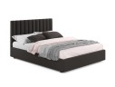 Мягкая кровать Olivia 1800 шоколад с ортопедическим основанием