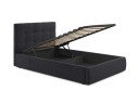 Мягкая кровать Selesta 1200 темная с подъем.механизмом с матрасом PROMO B COCOS арт. 658471