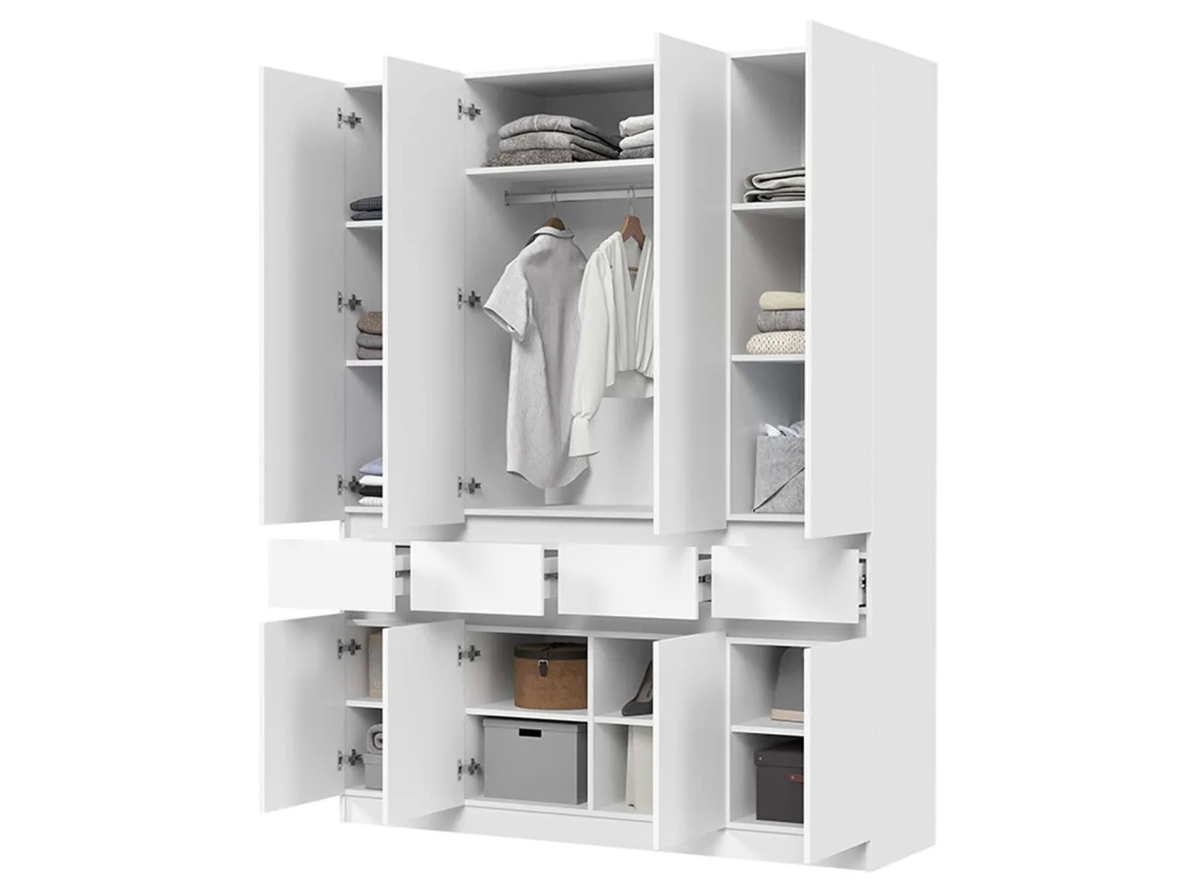Шкаф 4-х створчатый Луиза арт. 1619093