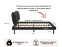 Мягкая кровать Fly 1600 темная с ортопедическим основанием