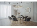 Rendi gray / gold Стул на металлокаркасе арт. 987425