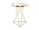Milena white / gold Стол деревянный