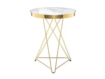 Milena white / gold Стол деревянный