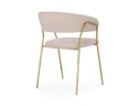 Kamelia 1 beige / gold Стул на металлокаркасе