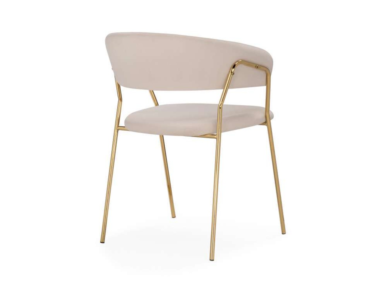 Kamelia 1 beige / gold Стул на металлокаркасе