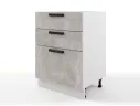 Шкаф напольный Пасаденна с 3-мя ящиками 600х820х476 арт. 1374007