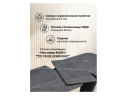 Петир 120(160)х80х75 larka grey / черный Керамический стол