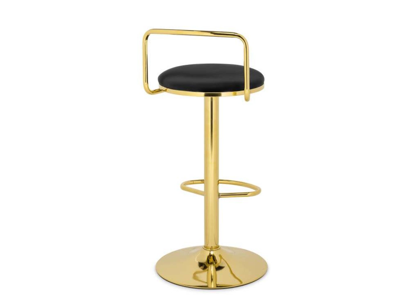 Lusia black / gold Барный стул