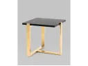 Журнальный столик STOOL GROUP Тоби 61*61 Черный мрамор/Золото арт. 1568183
