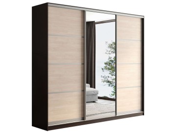 Шкаф купе 3-х дверный Бавария 2600