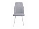 Стул DikLine 327 поворотный B22 GREY, ножки белые