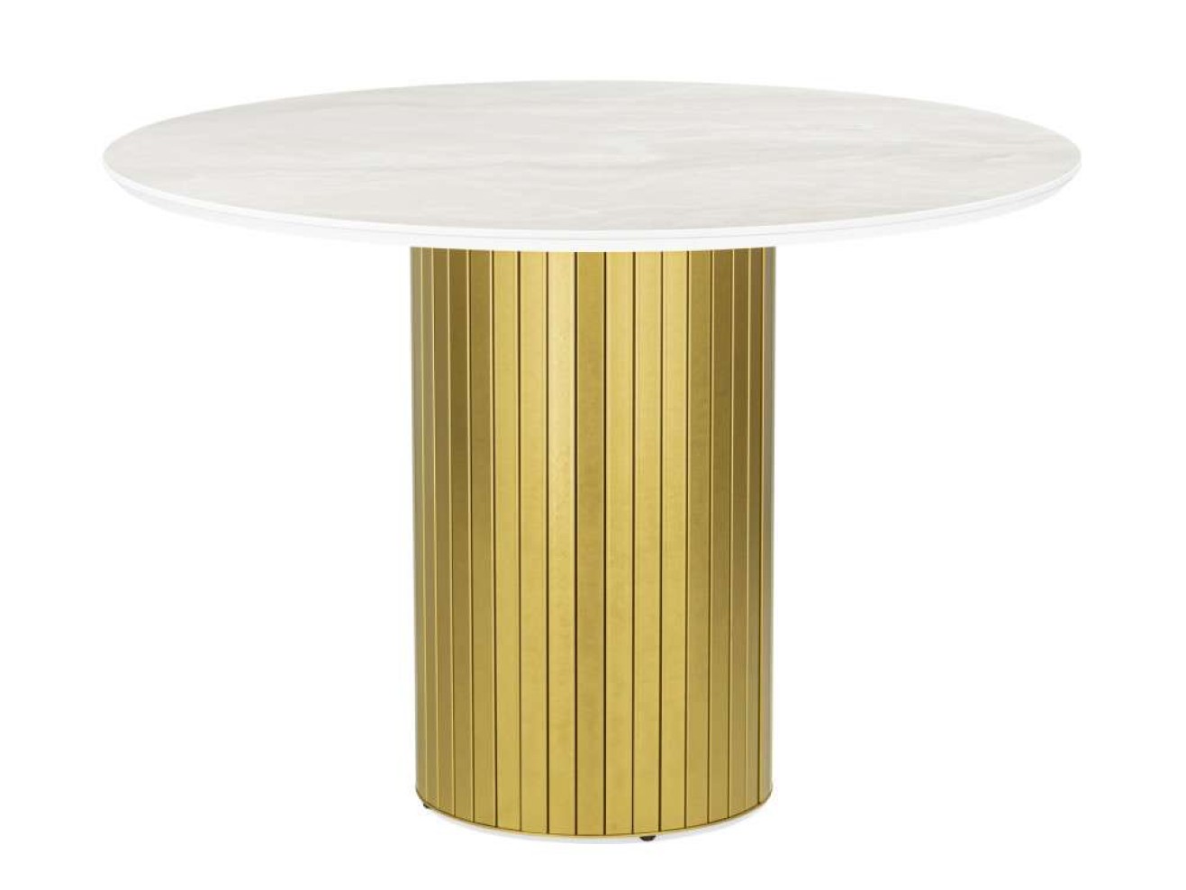 Гравент 110 onyx bianco soft satin / золотой Керамический стол арт. 1579503