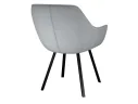Стул DikLine 252 М поворотный, B22 GREY, ножки черные арт. 960919