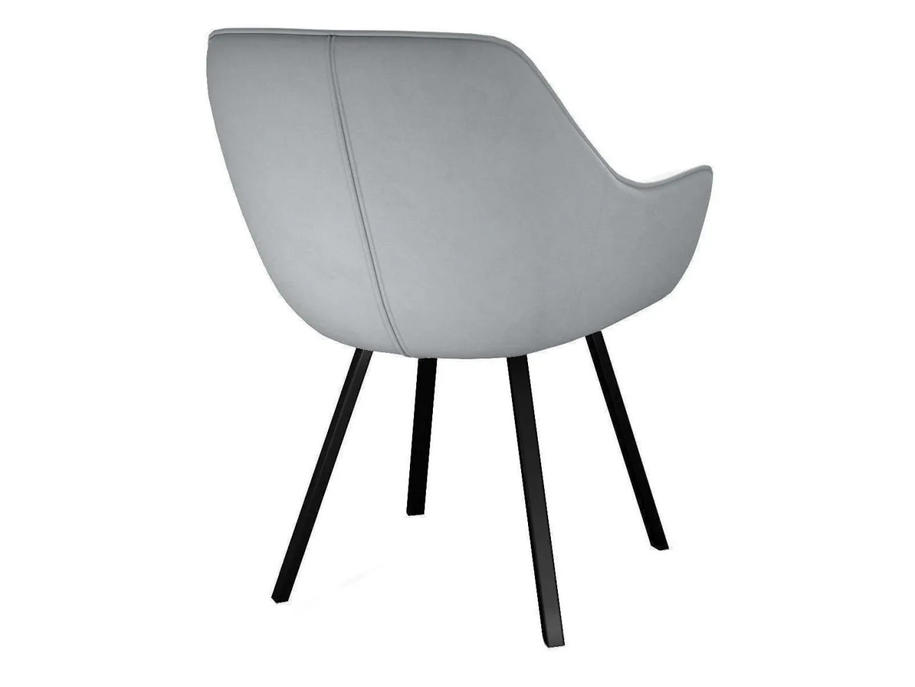 Стул DikLine 252 М поворотный, B22 GREY, ножки черные арт. 960919