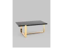 Журнальный столик STOOL GROUP Тоби 109*66 Черный мрамор/Золото арт. 1599889