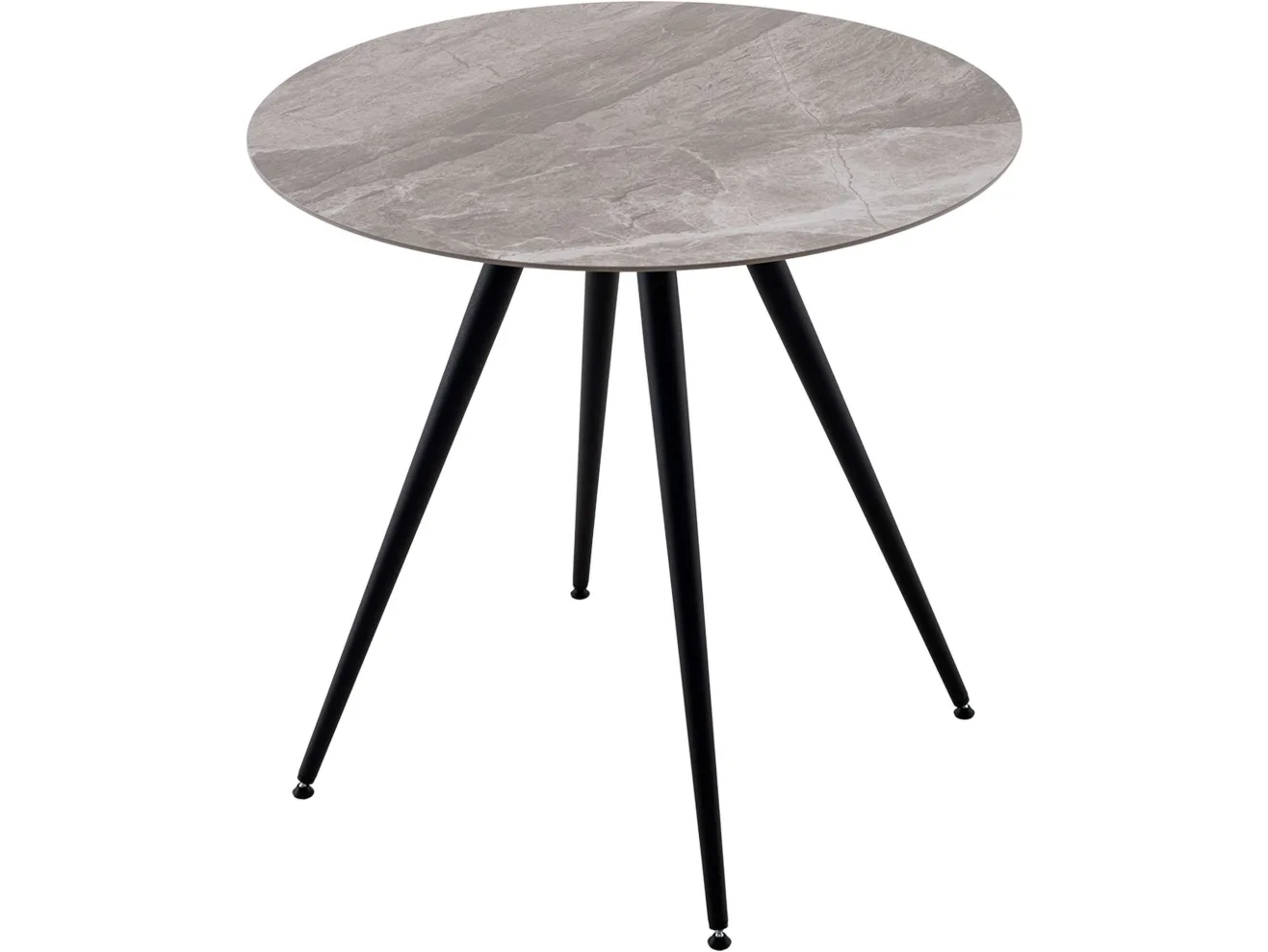 Стол обеденный STOOL GROUP Ники круглый керамика 800 Italian light grey арт. 1568265