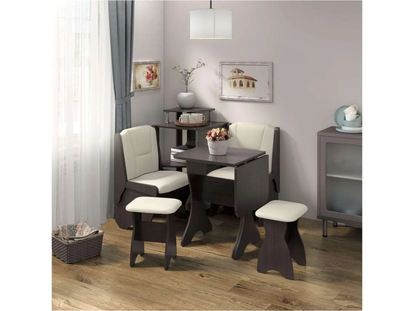 Скамья Лотос 550 венге/крем арт. 837407