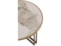 Стол журнальный STOOL GROUP Алиада 90*90 Светлая керамика/шампань арт. 1568289