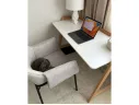 Стол письменный STOOL GROUP Pyramid 118*53 Белый/Светлое дерево арт. 1568225