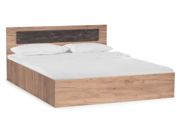 Таика 160х200 дуб золотой / камень темный Кровать