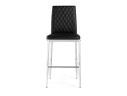 Teon black / chrome Барный стул