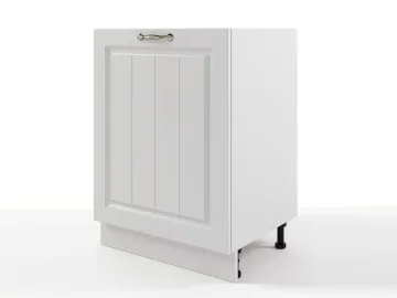 Шкаф напольный Мария 1-дв. 600х820х476 Белый/ Белый