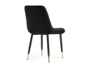 Seda-1 black / gold / black Стул на металлокаркасе