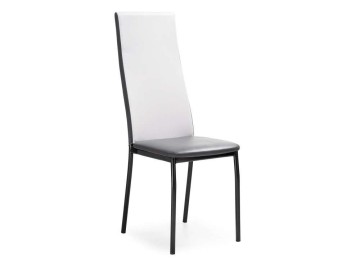 Mirilis белый полимер / серый полимер / темный мусс Стул на металлокаркасе
