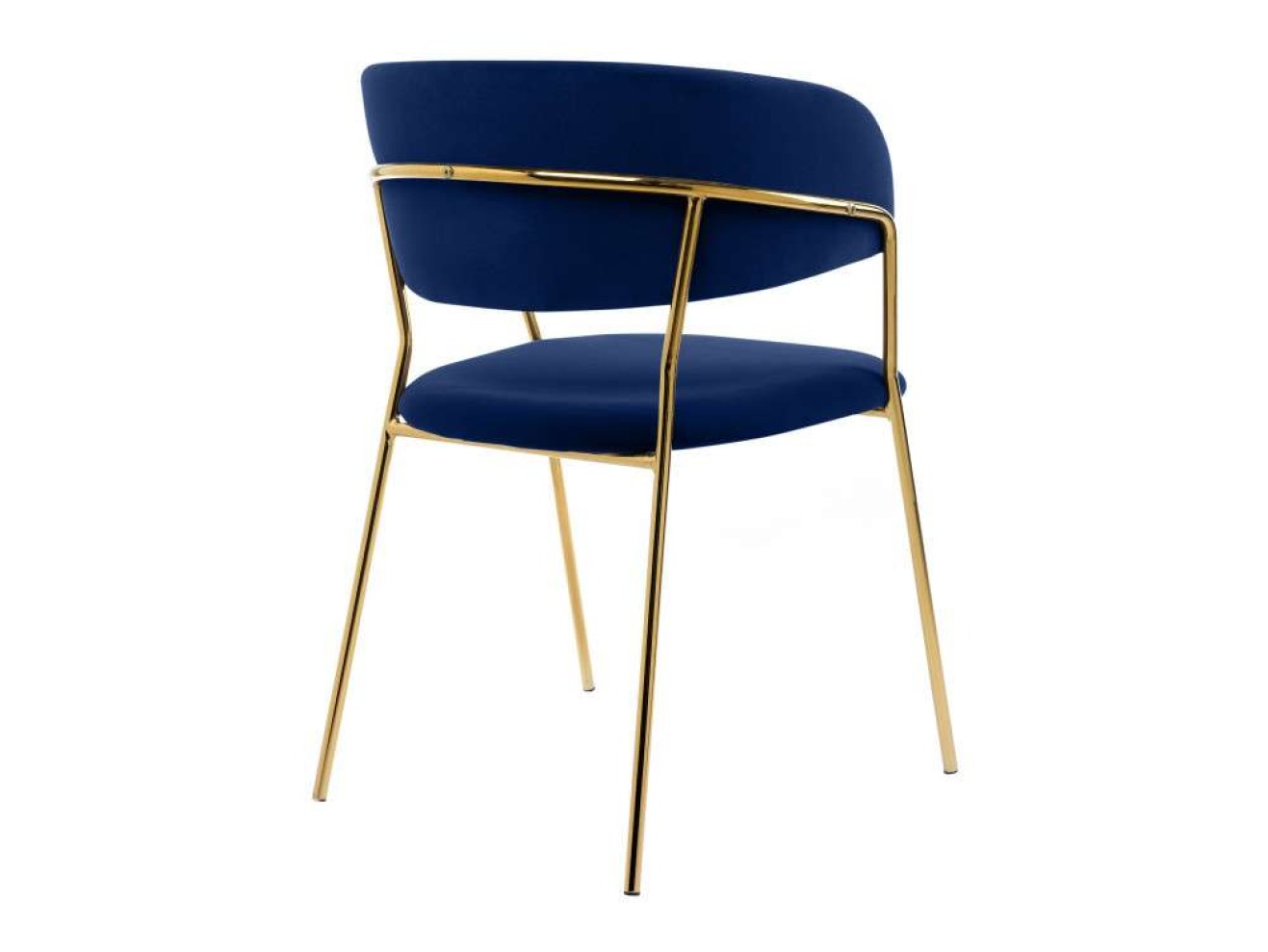 Kamelia 1 dark blue / gold Стул на металлокаркасе арт. 1019251