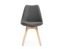 Bonuss dark gray / wood Стул деревянный